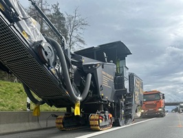 auf der Autobahn