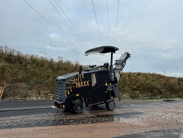 kleine Asphaltfräse
